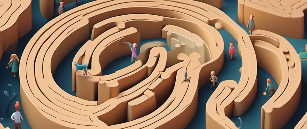 Le Labyrinthe des Années : Naviguer la Paternité avec Curiosité et Humour sphinx article 00045