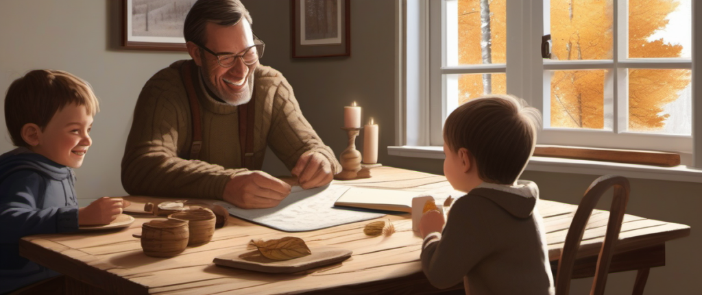 Le Carnet du Papa: Tracé par les Rires et l'Amour dans une Famille Québécoise sphinx article 00105