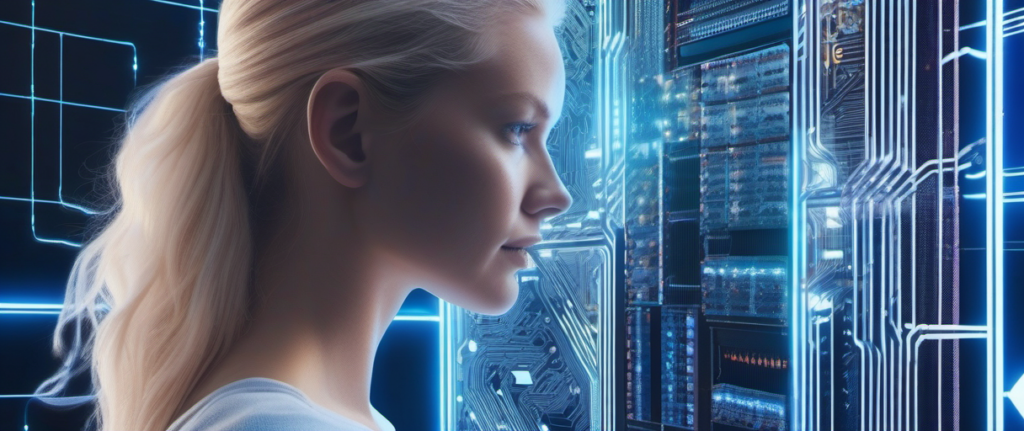 L’IA dans les Mains d’une Blonde: Un Site Web entre Art et Technologie sphinx article 00152
