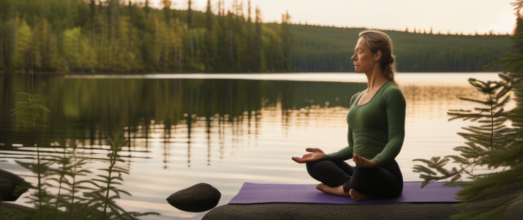 Le P’tit Équilibre des Baies et des Postures: Comment les Baies Sauvages et le Yoga Renforcent la Vitalité Québecoise sphinx article 00171